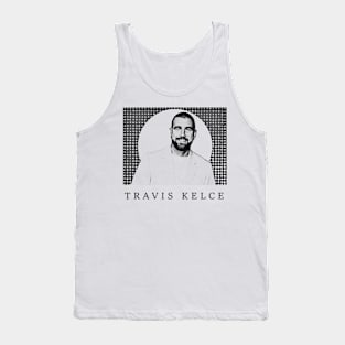 travis kelce #4 Vintage art drawing Tank Top